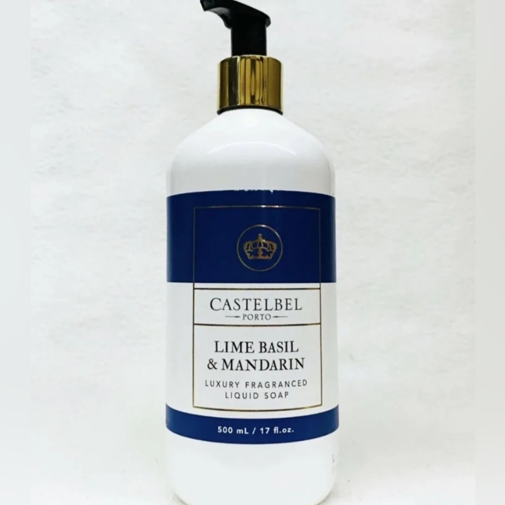 Castelbel Porto LIME BASIL MANDARIN Fragranced Liquid Hand Soap Wash 17 oz